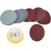 Glass Polishing Kit, Glass and Windshield Polishing DIY Kit, Sanding Paper Scratch Removal Set Ceric Dioxide Abrasive Discs Polish Pad Felt