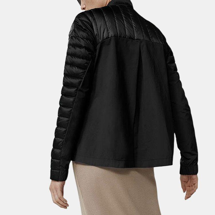 Canada Goose Roncy Series Warm Solid Black Label Long Sleeve Stand Collar Basic Down Jacket Women Outerwear 2240LB-61