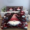 Christmas Gnome Bedding Set Bedding Duvet Cover Set Duvet Cover Pillowcases (1 * Duvet Cover 2 * Pillowcases, without duvet insert)