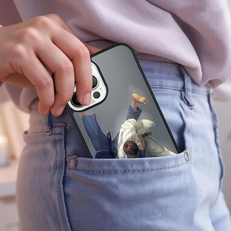 Japanese Martial Arts Judo Phone Case For iPhone 17 Air 15 16e 14 13 Pro Max Coque 12 11 Pro Max PLUS cover