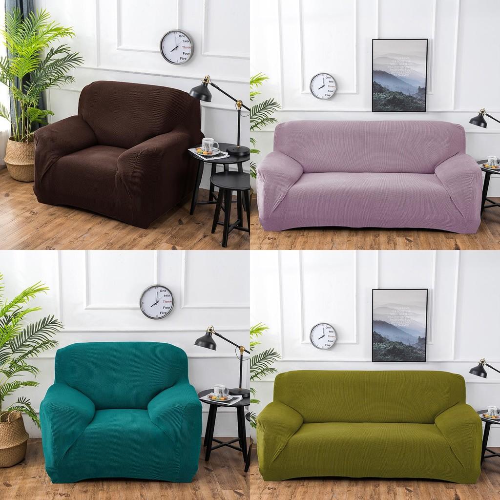 Coprisedia/Divano Elasticizzato di Lusso per la Casa, Colore Unito, per il Comfort di Tutte le Stagioni