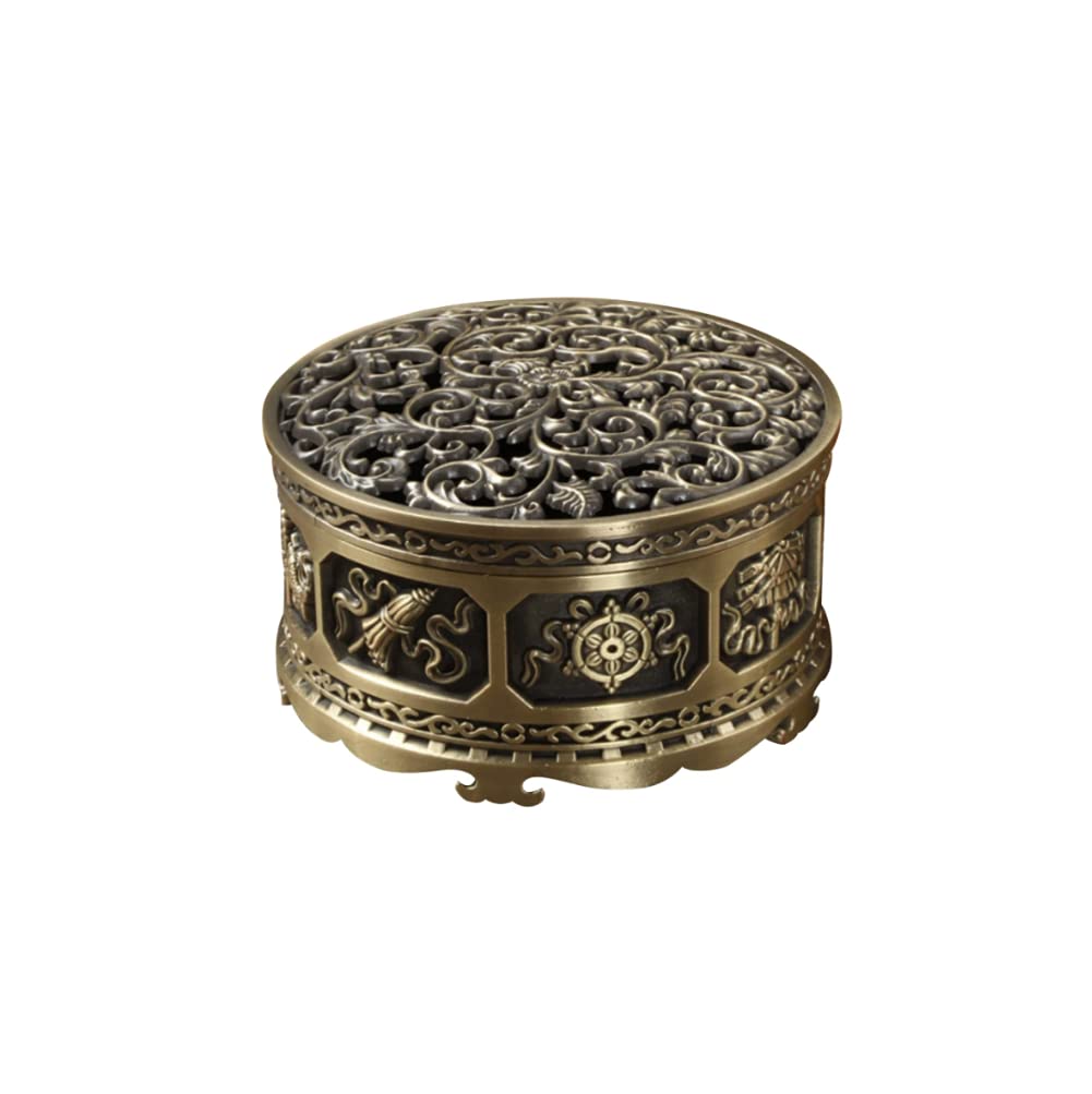 LuceLuce Palo Santo Incense Burner with Saucer, Stylish Chinese Incense Set, Incense Holder, Incense Cone Container, Decorative Incense Burner