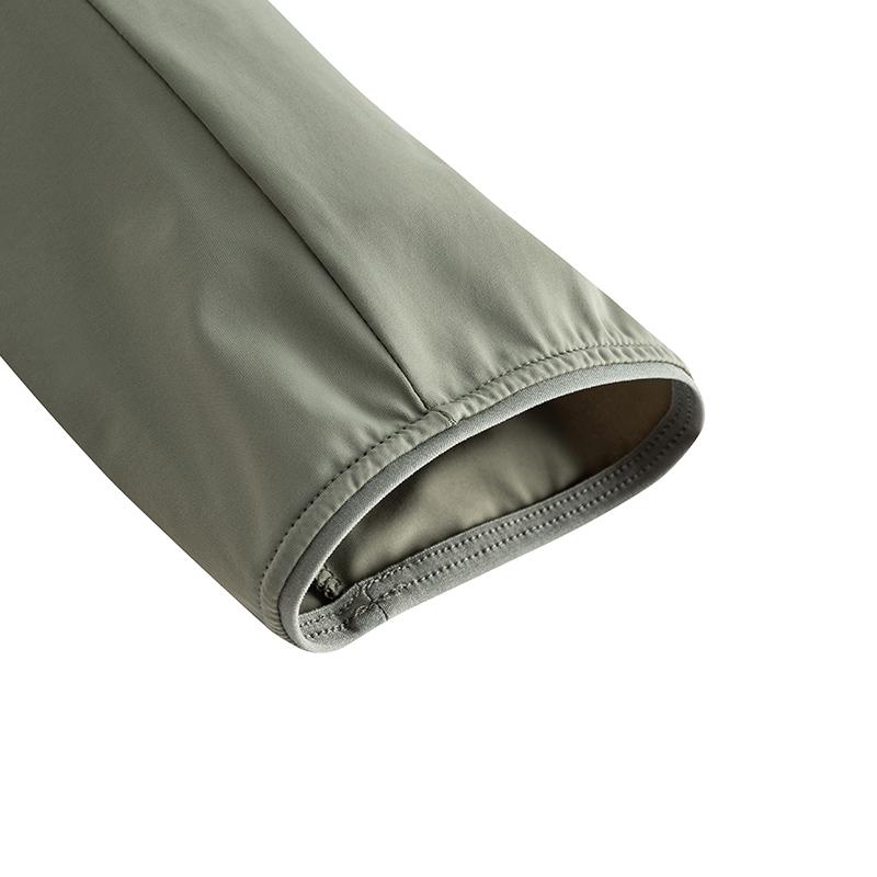 Anta Comfortable Versatile Simple Solid Color Hooded UV Protection Cooling Sunscreen Jacket Men Jackets Green 152527704-2