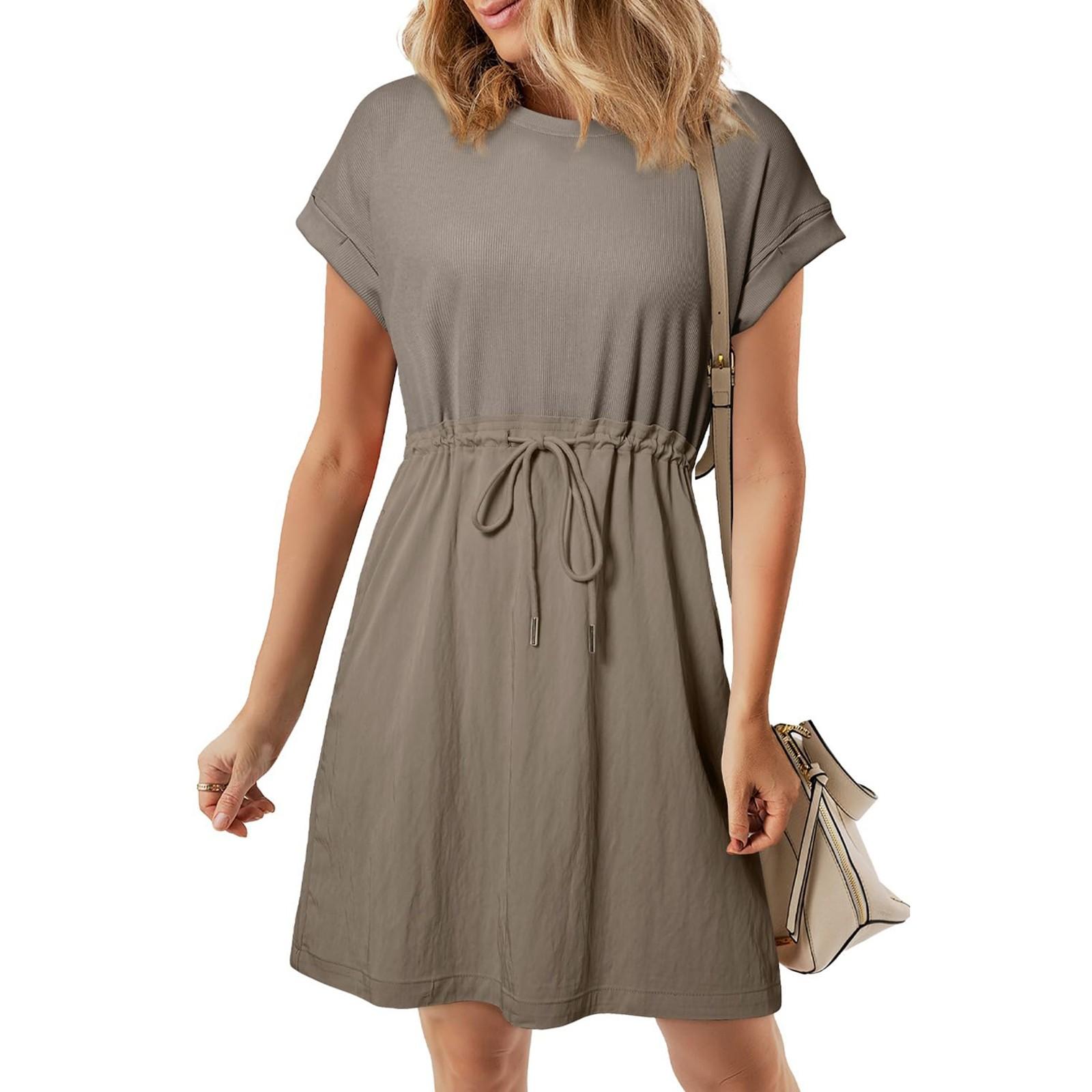 

Женский повседневный сарафан длиной до колена, модное удобное платье S