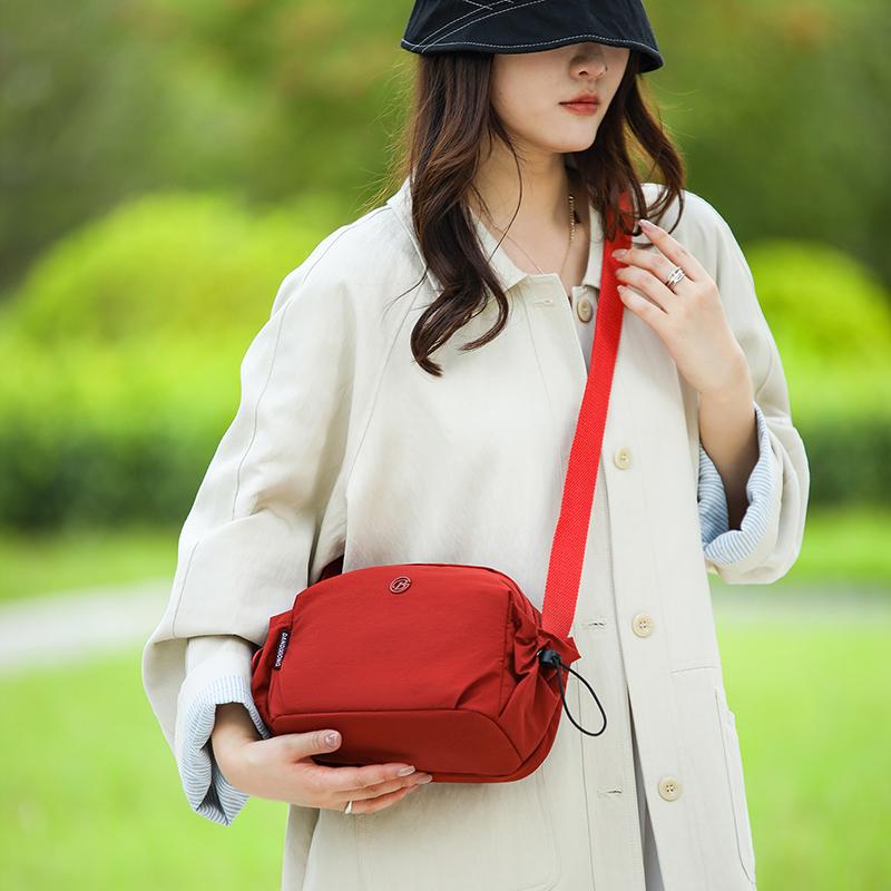 Waterproof Ultra-light Nylon Bag Women's Outdoor Large Capacity Shoulder Crossbody Bag