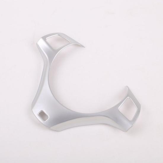 ABS Silver Steering Wheel Cover Trim For 2005-2012 BMW 3 Series E90 E92 E93