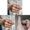 Heart Wide Gold Plated Adjustable Ring With Diamond Accents For Women And Men