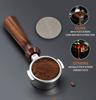 Bottomless Stainless Steel Coffee Handle W/ Wood Grip for Breville 9 Set + Multifunctional Extraction Mirror, Barista Parts - YJKJ-yg126