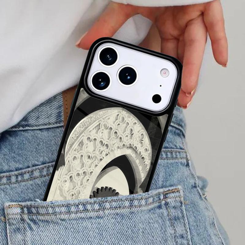 Arabic Muslim Mosque Building Phone Case for iPhone 16e 15 14 13 12 17 Pro Max Plus Air 17pro Cover Coque