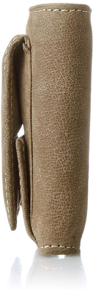 Snovist Camel Leather Men's Bifold Wallet with Free Personalized Engraving (01.Brown)