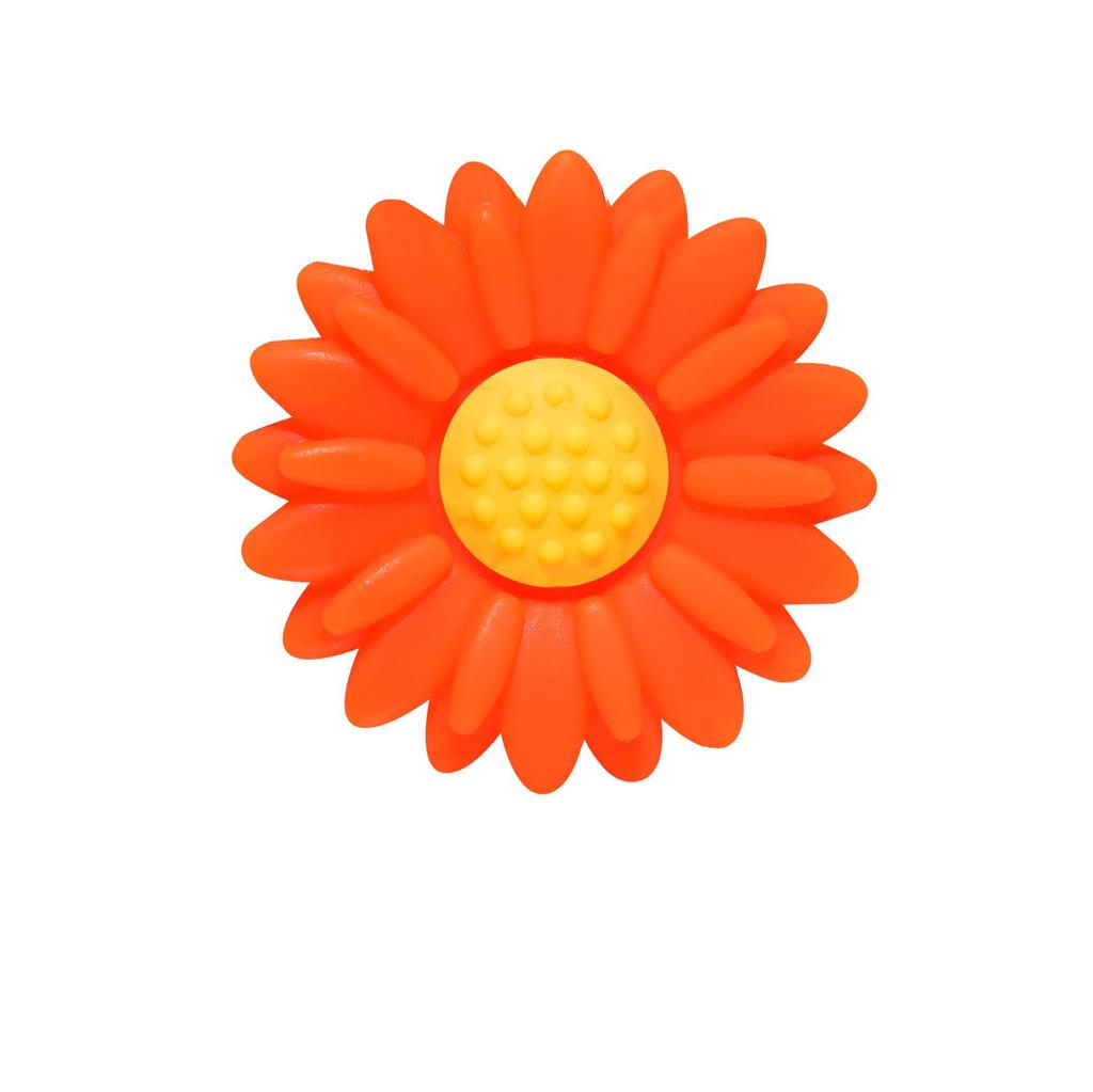 Daisy Flower Silicone Beads for DIY Jewelry & Baby Teether Bracelets