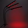 Led Plant Growth Lamp 72 Diodes Timer 25W Home Plant Cultivation With Mains Adapter