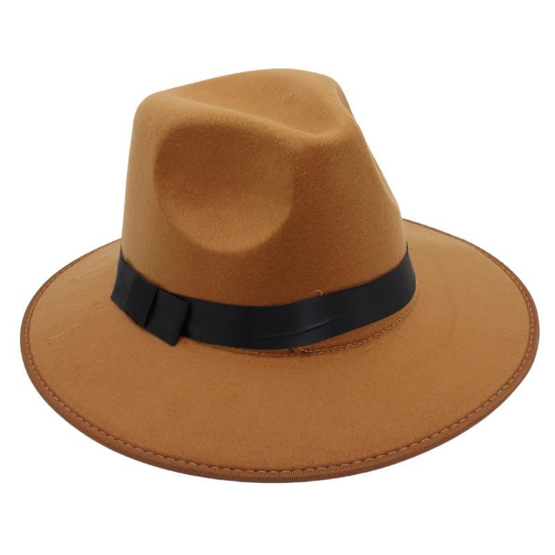 Top Hat Jazz Hat Male And Female Knight Hat Felt Hat Nostalgic Wool Hat Shanghai Beach Gambler Hat
