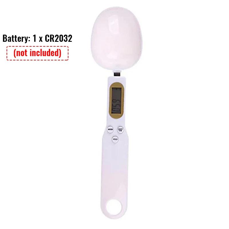 

Coffee Powder Electronic Spoon LCD Digital Measurement Home Kitchen Baking Electronic Scale Kitchen Tools білий