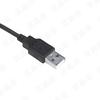 22AWG Pure Copper USB Power Extension Cable with Switch - Black