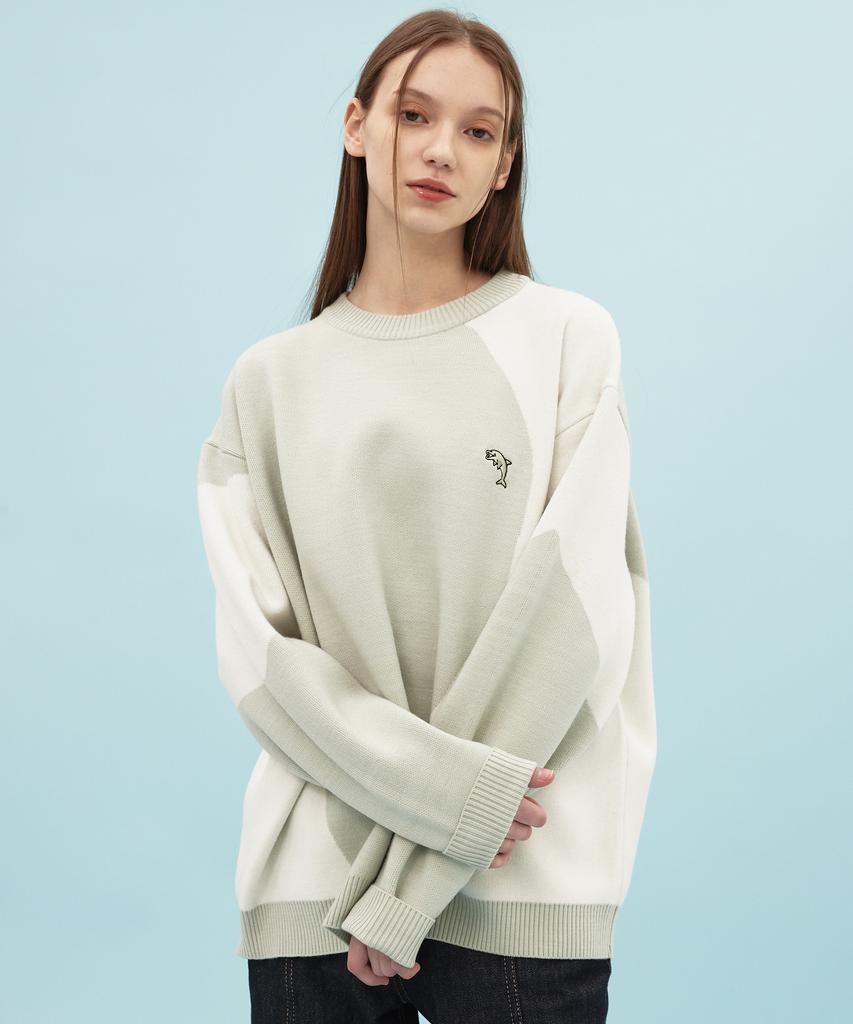 WAIKEI Breeze Crewneck Knit Mint