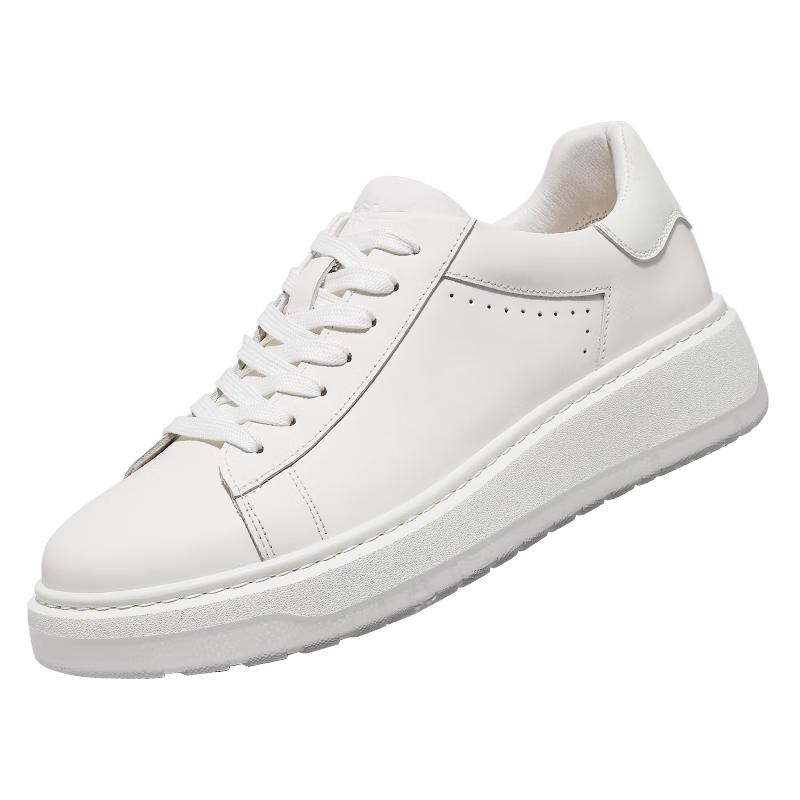 Desai Men s Leather Thick-Sole Casual Sneakers 39