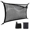 Misoso Cargo Net, Luggage Net for Vehicles, Roof Rack, 80x60cm, Truck Bed, Excellent Stretchability, Cargo Storage, Cargo Securing, Prevents Cargo Shi