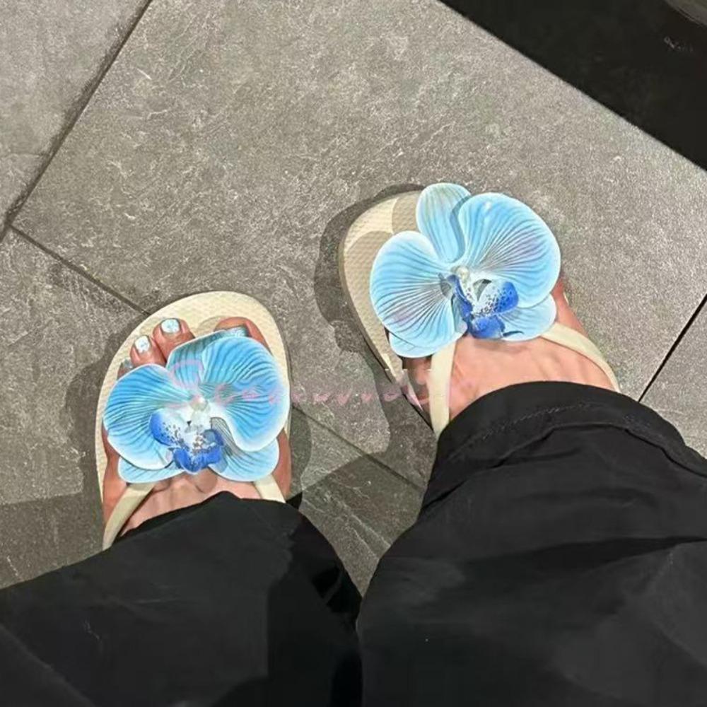 1 Ζευγάρι Προσομοίωση Πολύχρωμα Ταϊλανδέζικο Νεραϊδικό Λουλούδι Πόρπες Παπουτσιών Προσωποποιημένο Σχέδιο Πορσελάνη Προσομοίωση Πόρπες Διακόσμηση