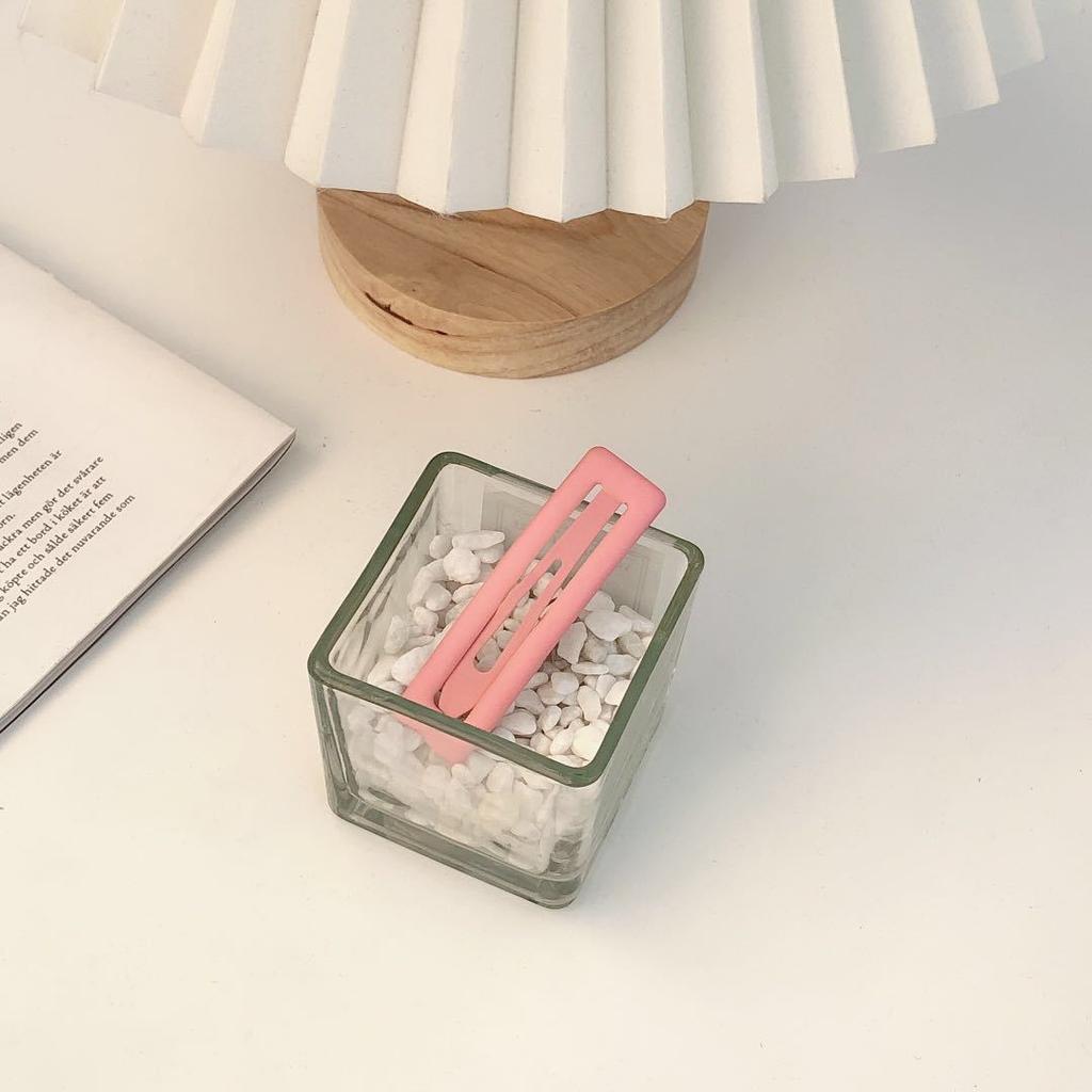 Frosted Rectangle BB Clips Barrettes Women Arrange Broken Hairpins Girl Fashion Hair Clips Headwear Ornaments Hair Styling Tools