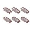 40pcs Hair Wig Clips Stainless Steel 9 Teeth Firmly Hold Hair Extension Hairpiece Clip 32mm