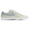 Nike Blazer Synthetic Leather Low Top Skate Shoes Women Sneaker Blue White CZ8688-146