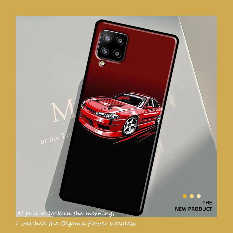 Sports Car JDM Drift For Samsung Galaxy A54 A34 A53 A73 A33 A23 A13 A51 A71 A12 A22 A32 A42 A52 A14 Phone Case