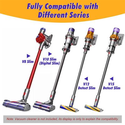 Soft Roller Brush Replacement for Dyson V8 Slim V10 Slim V12 Detect Slim V15 Detect Slim Cordless Vacuum Attachments -B