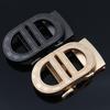 Hong Sheng Men's Automatic Alloy Belt Buckle - Casual Letter Design Metal Accessory