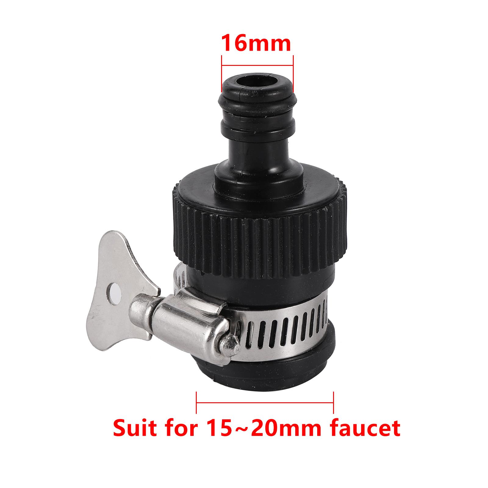 

Универсальный адаптер для крана 16 мм, водопроводный кран, быстрый разъем, 1/2 дюйма, шланг для мытья автомобиля, разъемы для воды для орошения сада