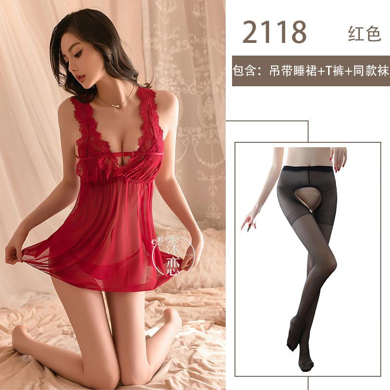 Sex women summer pure desire stimulation sex underwear lace backless perspective breast temptation