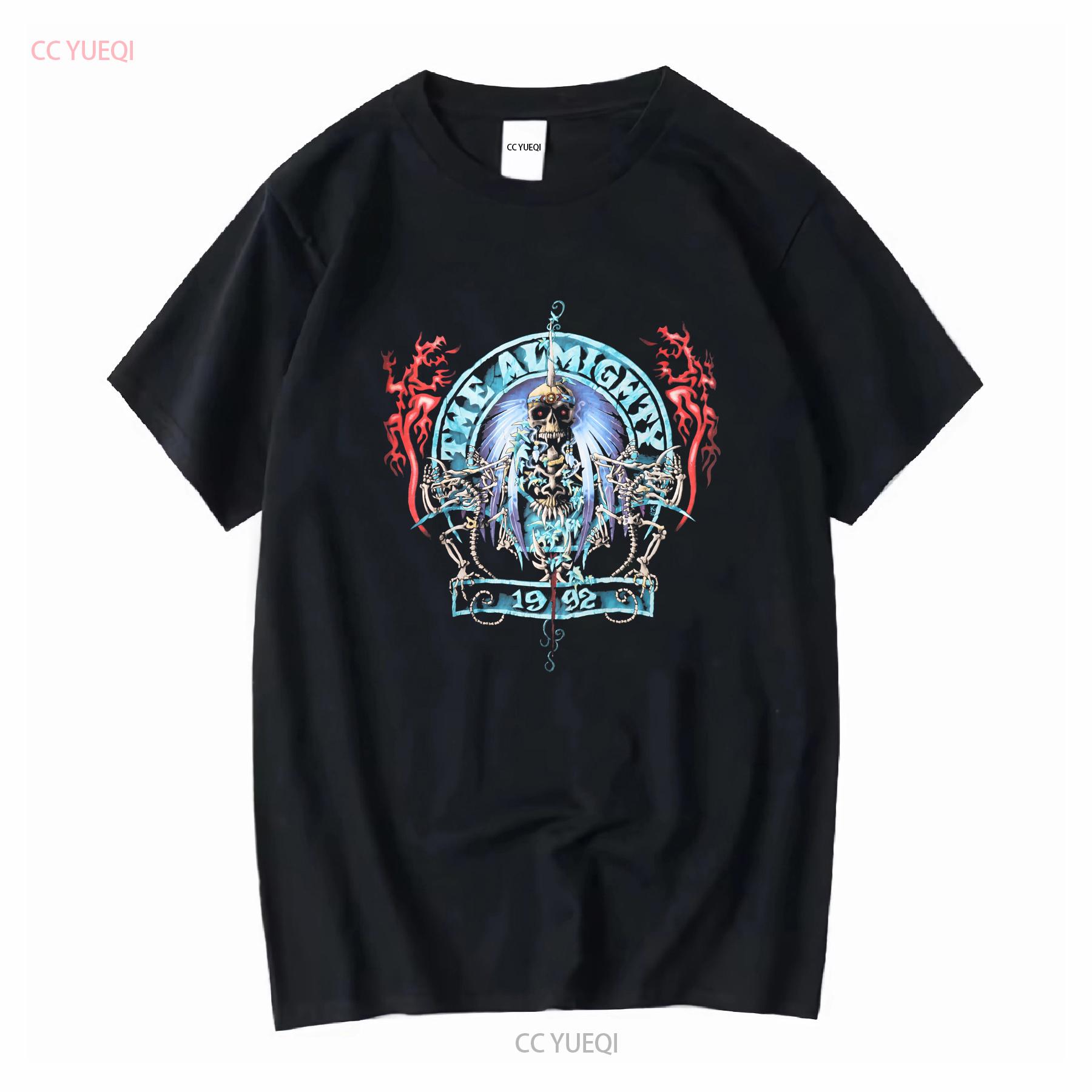 

Vintage 1992 The Almighty Band T shirt long or short sleeves vintage Washed Slightly fashion Stretched Comfortable streetwear 4XL