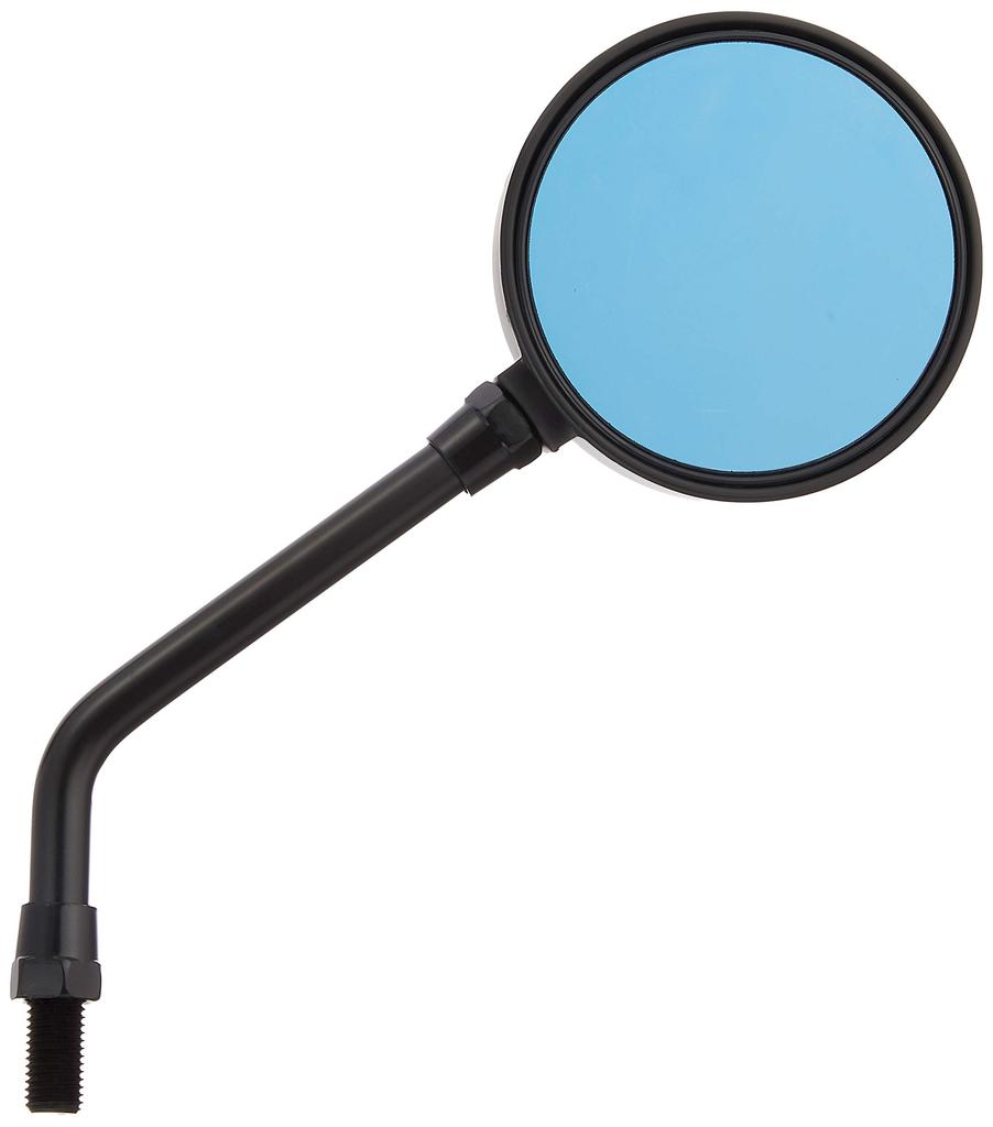 KITACO Small Blue Mounting Diameter Common for Left and 1 10mm Z-II Mirror, Mirror, M10, Right, Piece, Aluminum, Universal, Black, 675-0621051,