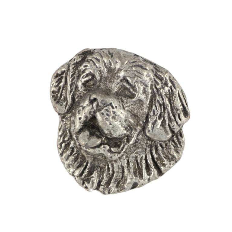 St. Bernard, Saint Bernard, Alpine Mastiff, Bernhardiner - Dog brooch in a gift box, elegant pin, lapel pin for Art-Dog brand jacket