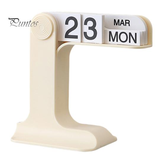 Desk Calendar Standing Flip Calendar Desk Plastic Daily Schedule Planner Modern Farmhouse Decor Home Office Decoration