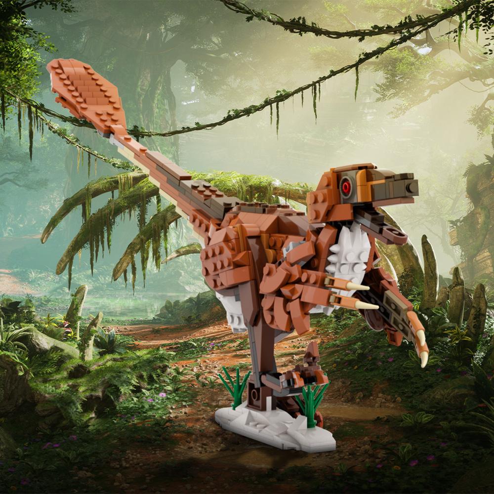 MOC Velociraptor mongoliensis Bausteine Spielzeug Geschenk