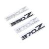 Letter Rear Trunk Emblem Badge for 350Z 370Z Z Z3 Z34 Car Correction Sticker Decal 3D Metal (Black 350Z)