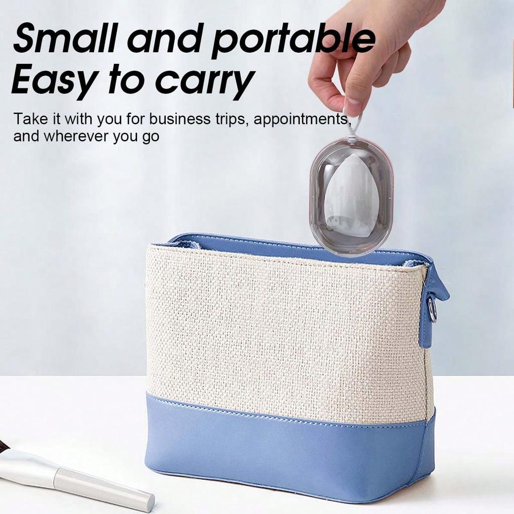 Gatuida Makeup Sponge Holder Puff Storage Box for Easy Organization Compact Design for Makeup and Giving