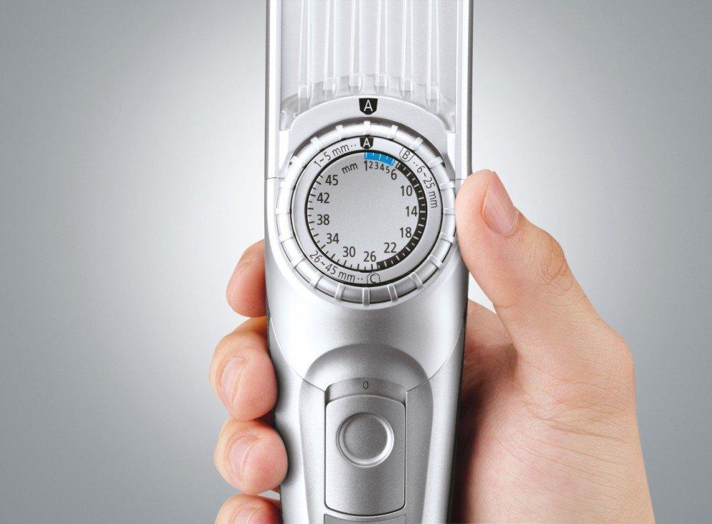 Panasonic Dispozitiv de tuns păr argintiu bărbați ER-GC70-S