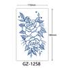 Herbal Tattoo Stickers, Juice Tattoo Stickers, Semi-Permanent English Letter Tattoo Stickers Tattoo