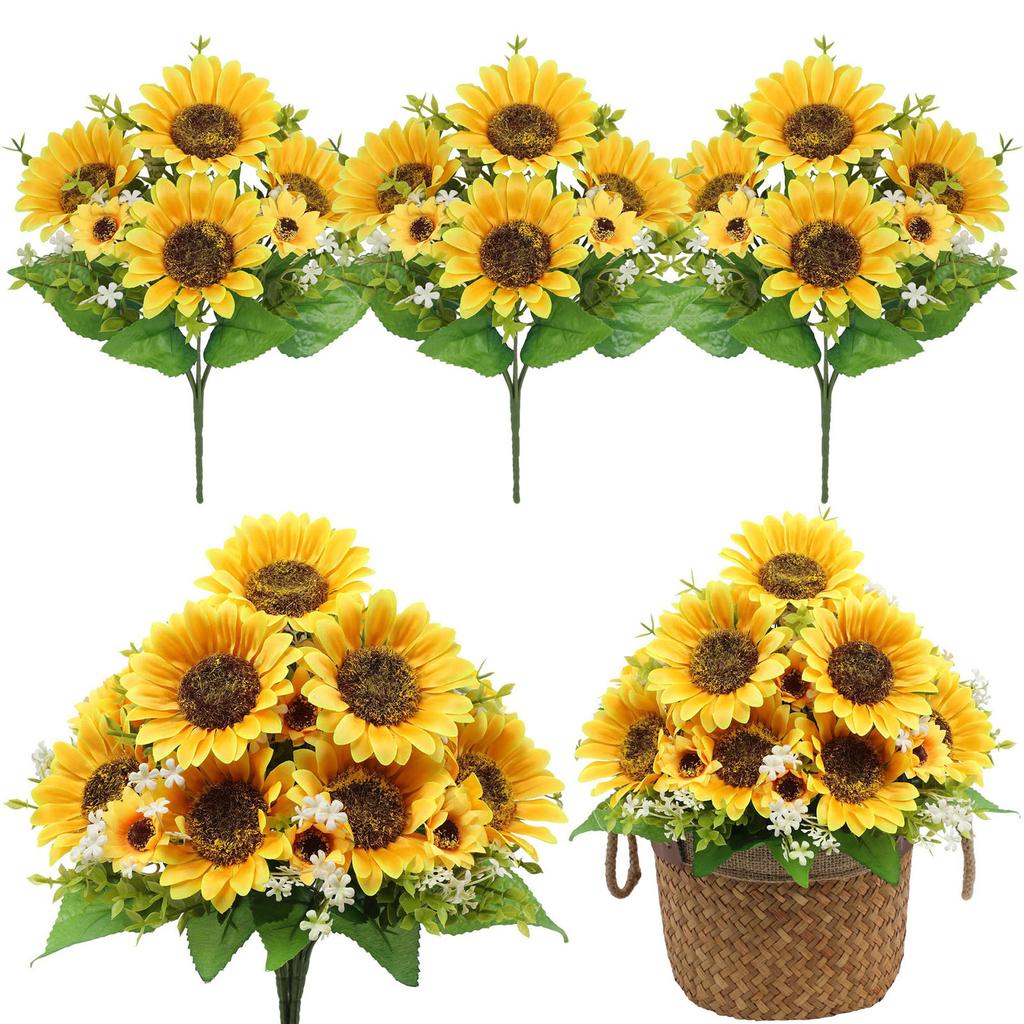 Artificial Flowers, Home Decoration, Outdoor Courtyard Fence, Bonsai, Fake Flowers