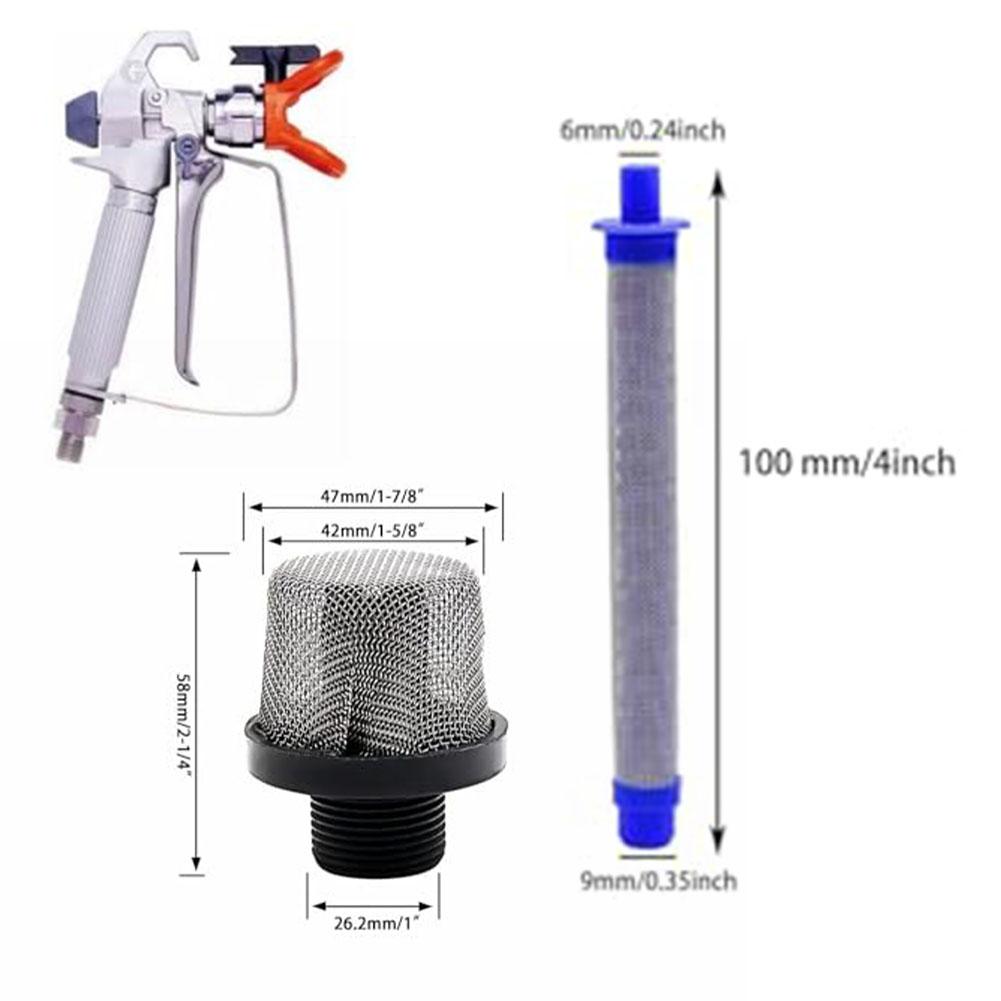 Filter Airless Spray Filters Comprehensive Package Efficient Airless Spraying Enhanced Performance Regular Maintenance