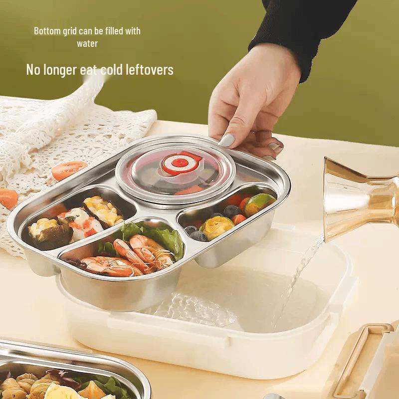 Jingxin 304 Stainless Steel Microwaveable Insulated Lunch Box