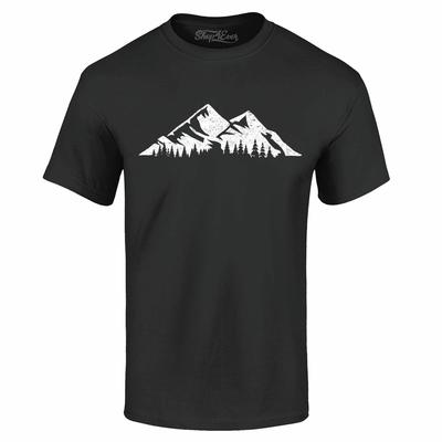 Berge Landschaft Natur Wildtiere T-Shirt Natur Shirts