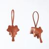 Cute Elephant Keychain Women'S Exquisite Bag Pendant Creative Pu Leather Car Keyring Hand Rope Bag Charm Jewelry Accessory Gifts