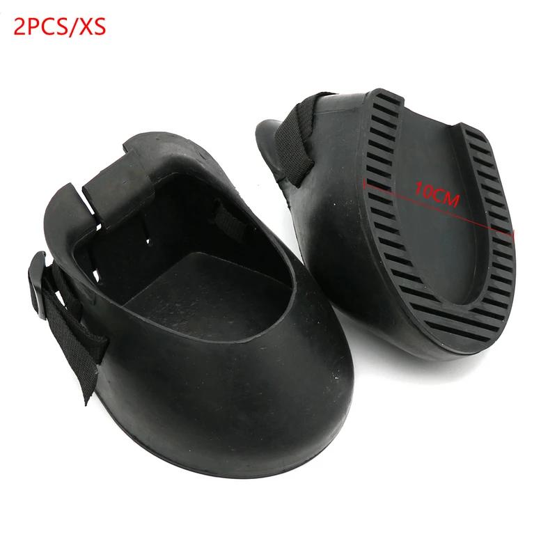 2 PIEZAS Goma Antideslizante Herraduras Ecuestres para Caballos Botas para Herraduras Reparación Corrección Rendimiento del Casco del Caballo Casco Protectores de Casco