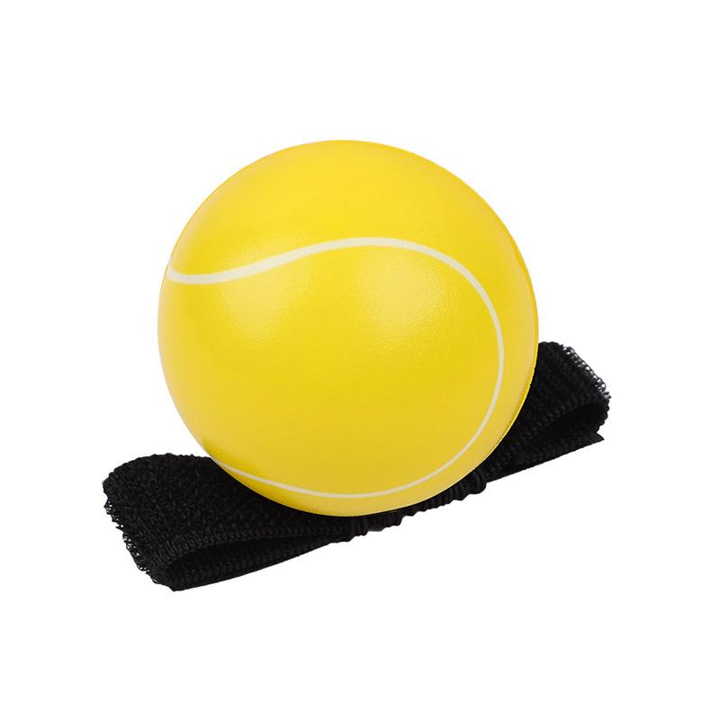 Wrist Strap Bouncy Ball Set with Rope Kids Sports Birthday Party Favors Christmas Gift Reaction Training Football Basketball Toy