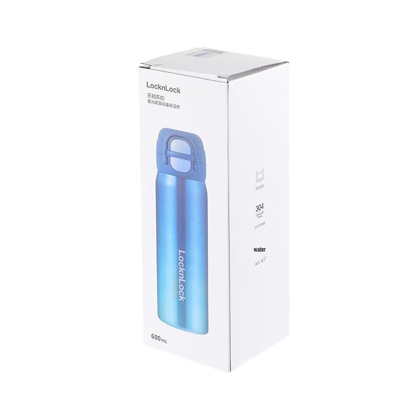 LOCK&LOCK Starlight Energy Isolierflasche mit doppeltem Deckel