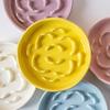 High Ceramic Slow-Feeding Food Bowl Smooth-Glaze For Effortless Cleaning Gift For Cat And Dog Lovers