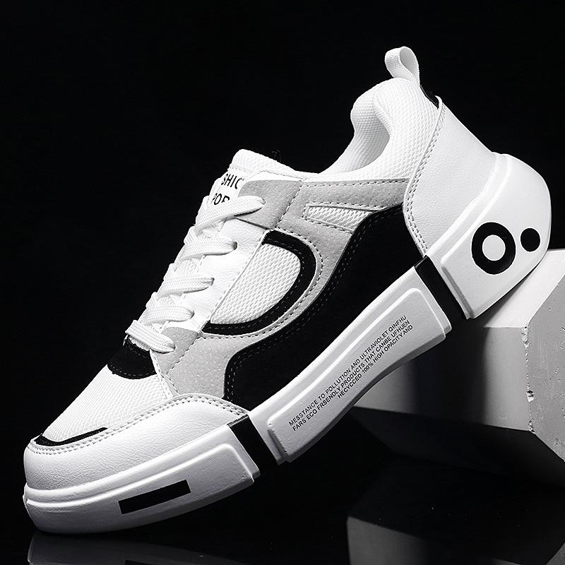 Sapatos Vulcanizados Masculinos Verão Respirável Leve Tênis Masculinos Moda Malha Cadarço Confortáveis Tênis Casuais Masculinos